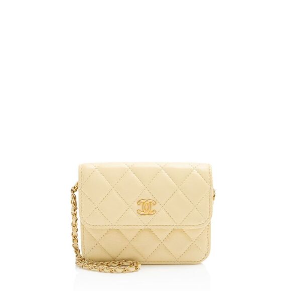 Chanel Lambskin Pearl Crush Mini Clutch - Picture 1 of 16